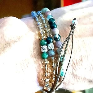Healing stones and crystals in multiple strands